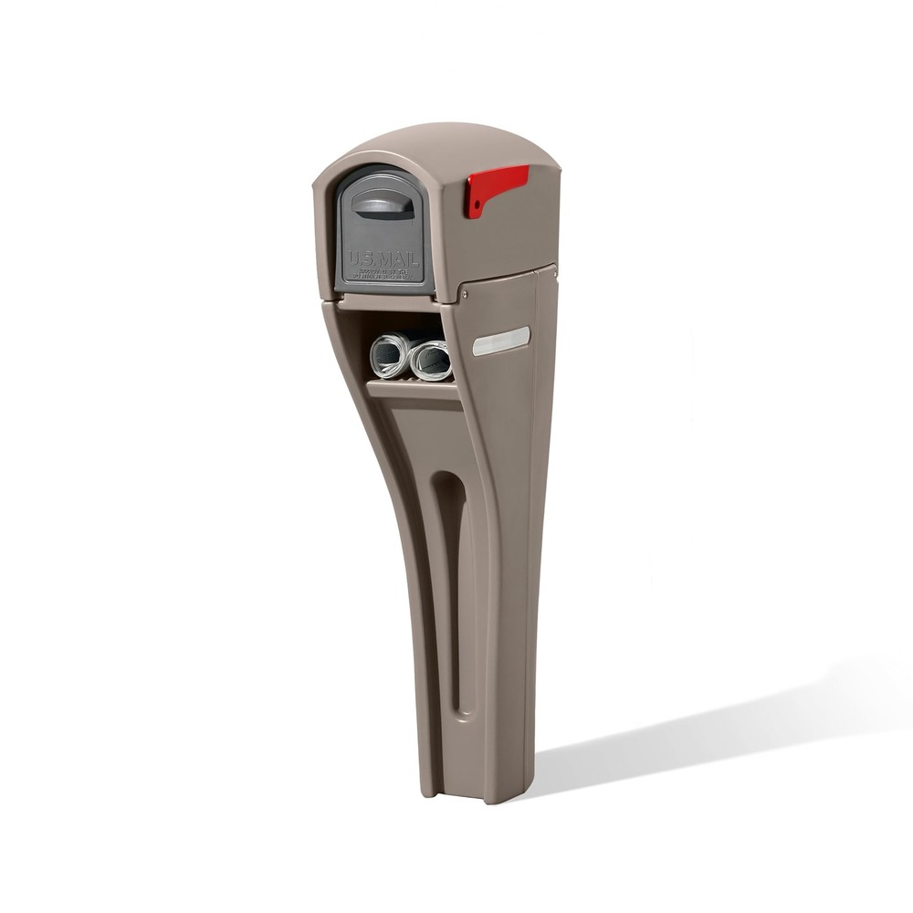Step2 Mailmaster Streamline Mailbox & Post, Weather Resistant, Large Outdoor Mai