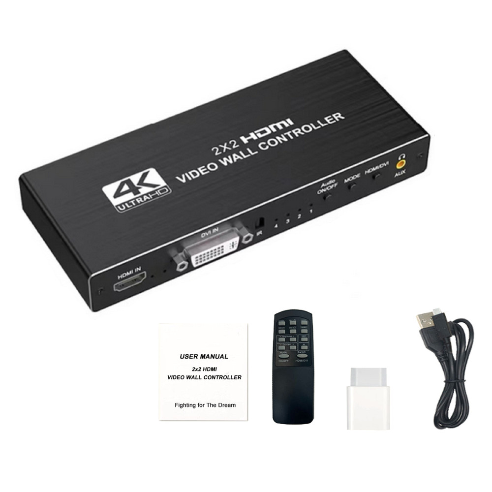 1X2 1X4 1X3 2X1 3x1 4X1 4K HDMI Multi Video Controller Stitch Processor Splicer