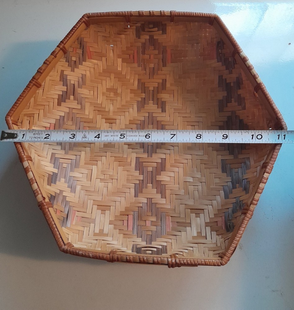 Avon Vintage Octagonal Woven Basket