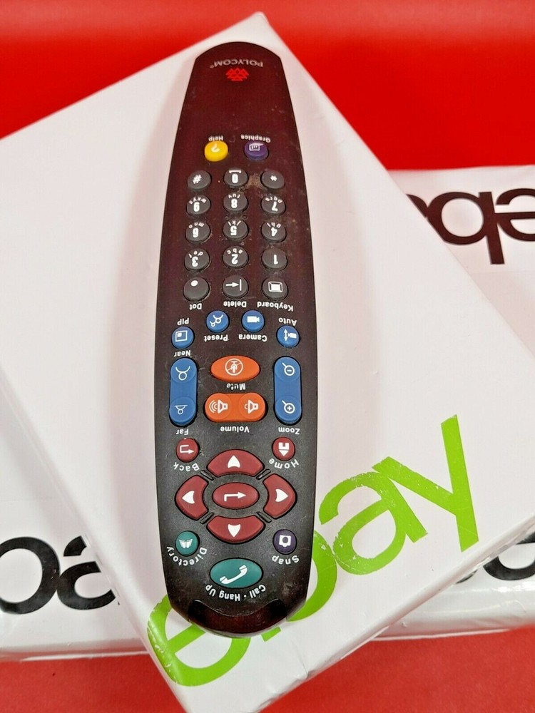Polycom T00127 Remote Control Genuine Oem Replacement Fully Tested