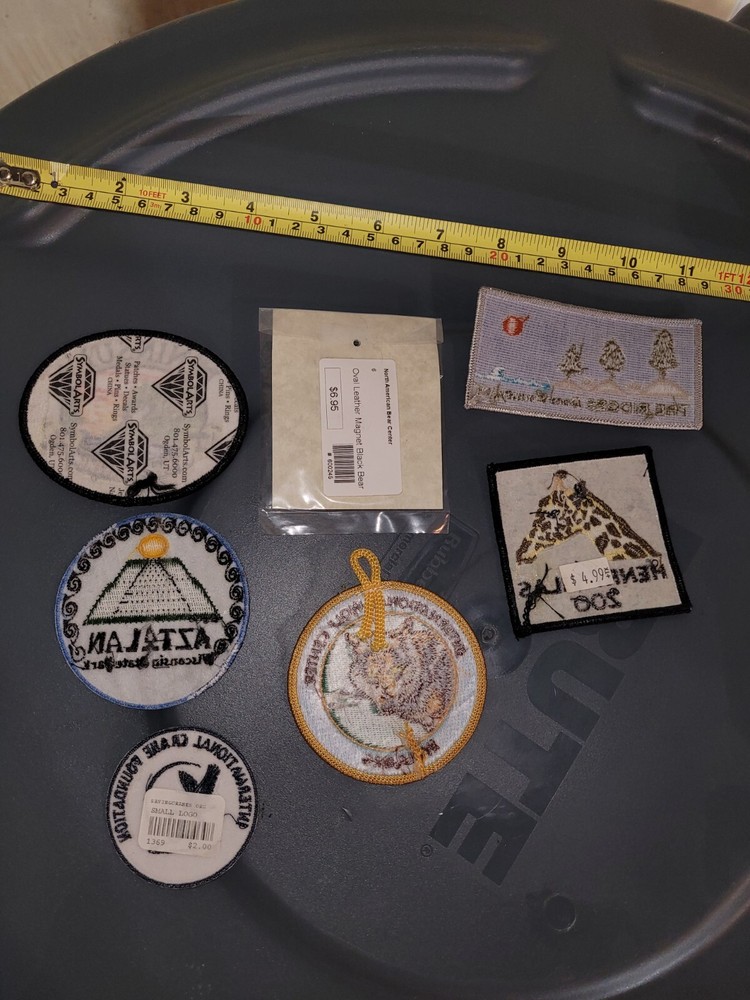 6 Patches And 1 Magnet Leather Ely,...