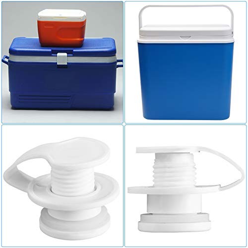3 Sets Cooler Drain Plug Replacement Triple Snap One Size, White