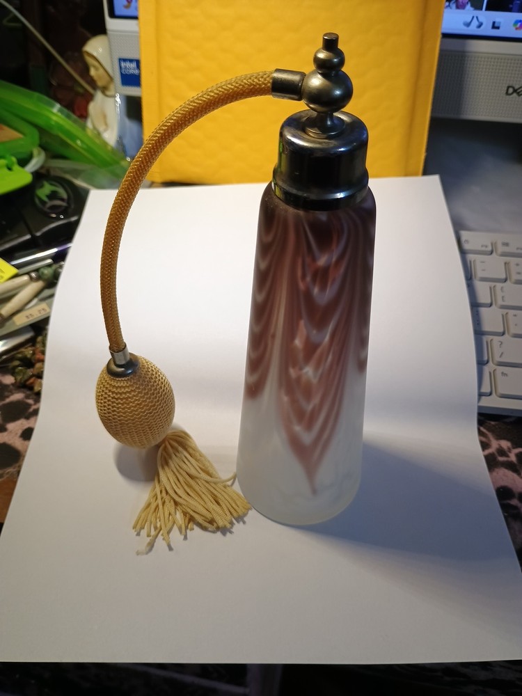 Mag Parfums Vintage Art Glass Atomizer Empty