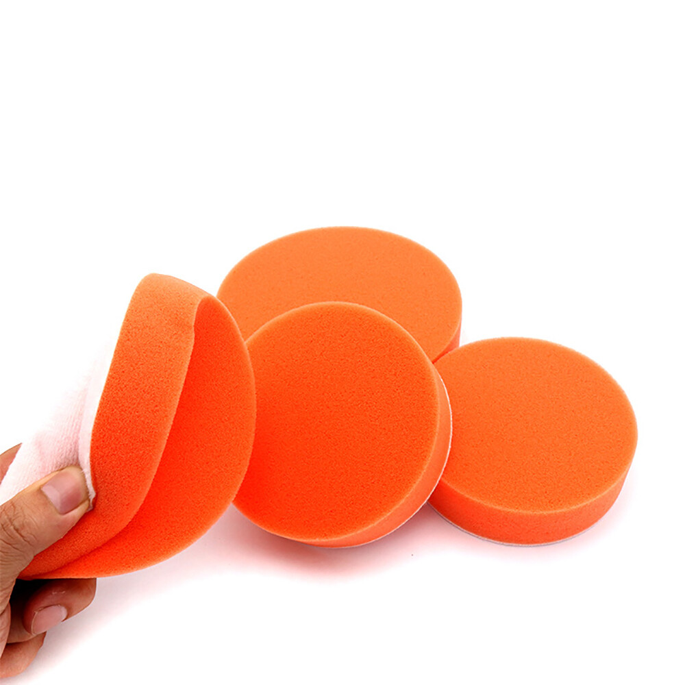 Polishing Sponge Pad Buffing Buffer Pads Waxing, Hook and Loop Back 100mm 125 mm