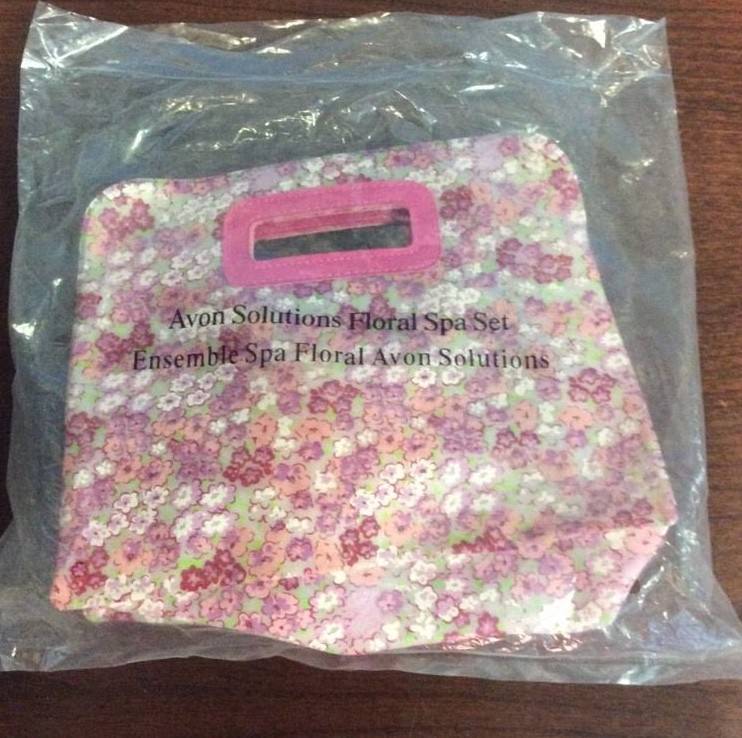 Avon Solutions Floral Spa Bag PVC
