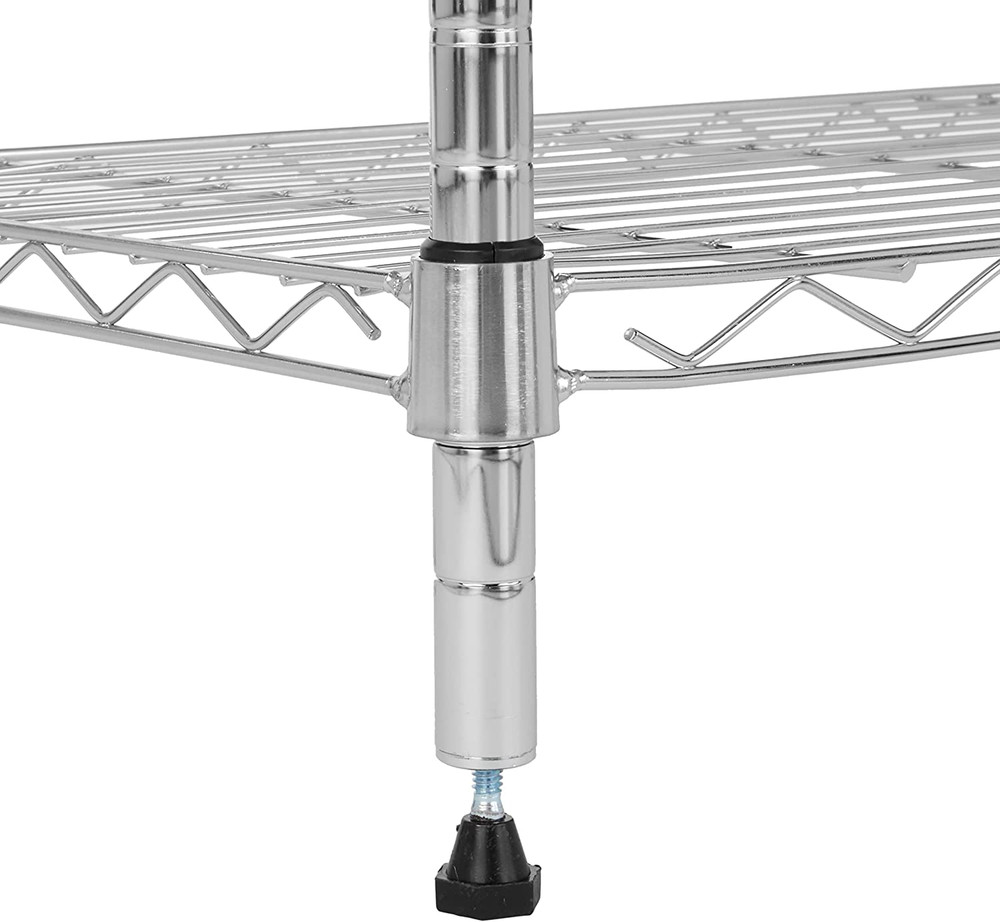 5-Shelf Adjustable, Storage Shelving Unit Organizer Wire Rack