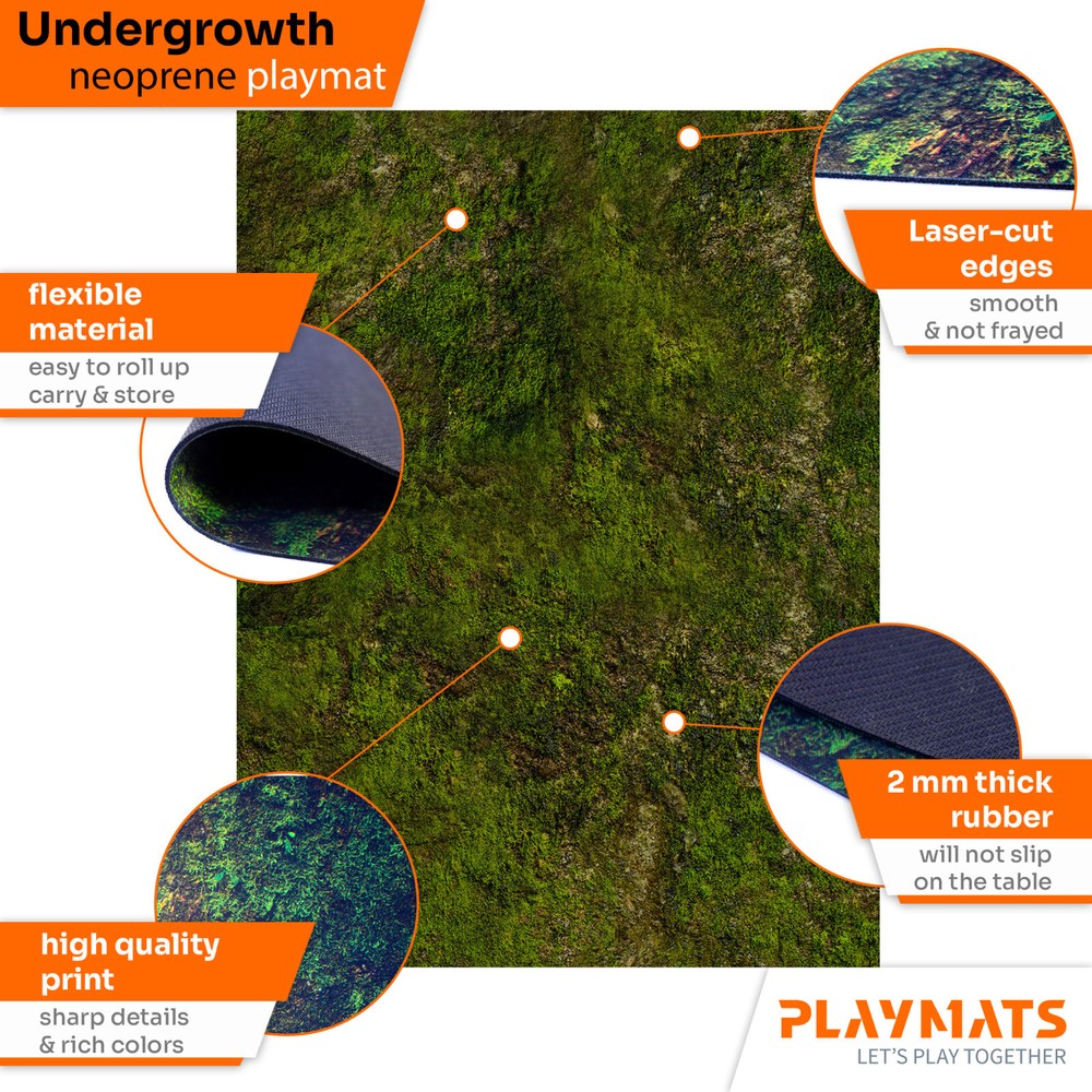 Undergrowth 30"x22" compatible with Kill Team - Rubber Playmat