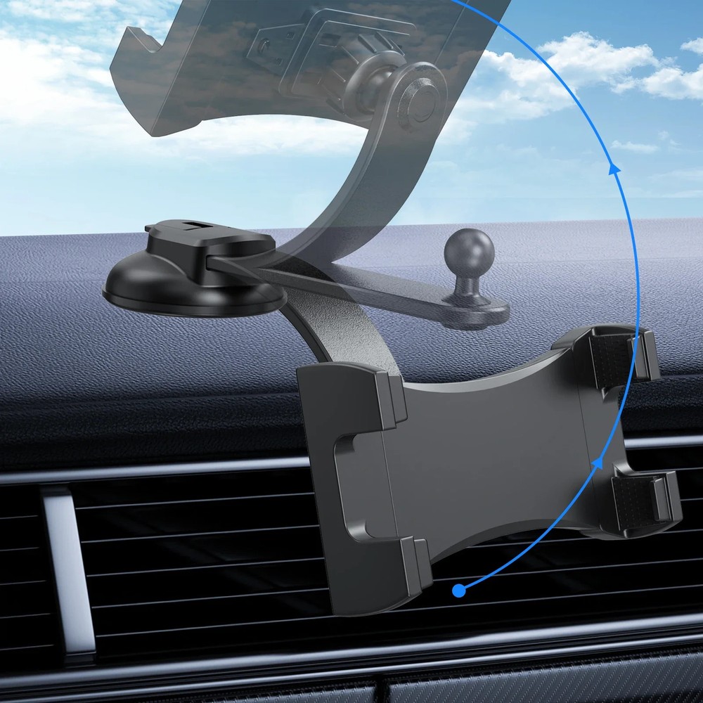 Dashboard Windshield Car Mount Cell Phone Holder Dock For iPhone Samsung
