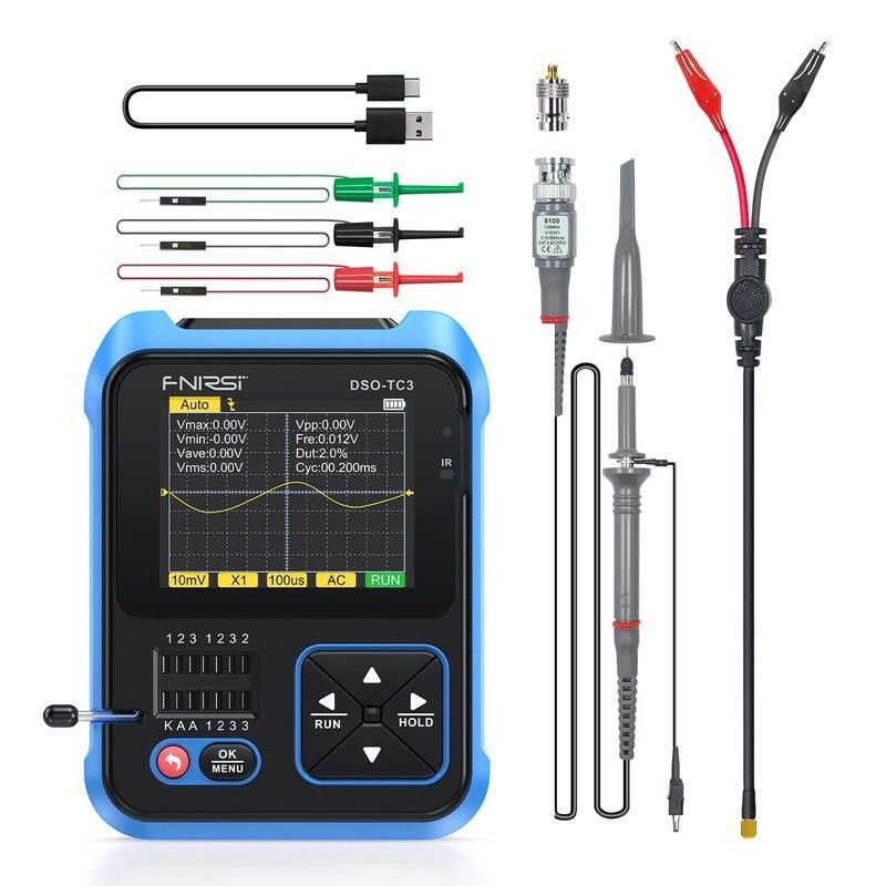 DSO-TC3 Handheld Oscilloscope 3-in-1 AUTO Detection Data Acquisition Analyzers