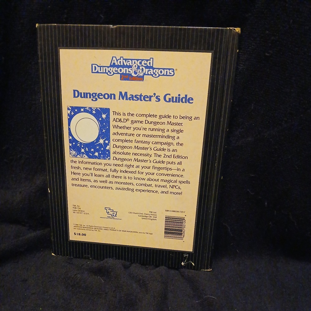 Dungeon Master's Guide - AD&D 2nd Edition