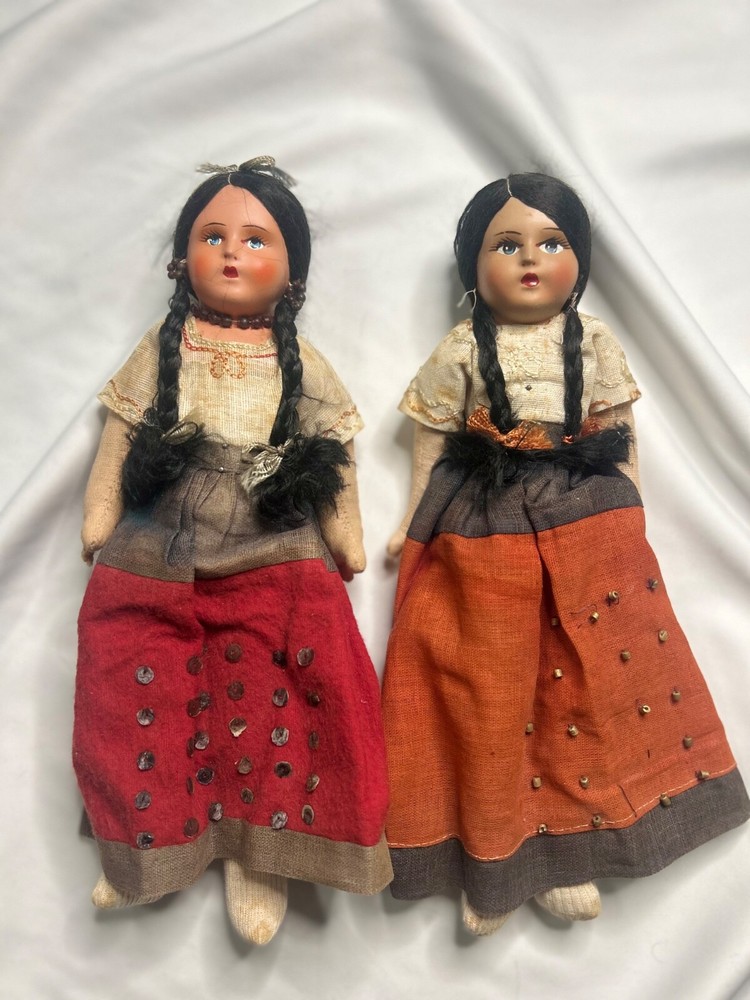 Mexican Vintage Dolls Haunted Cursed Sisters