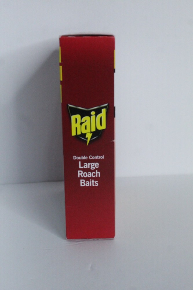 RAID Double Control Large Roach Baits 8 BAITS New In Unopened Box