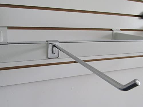 H9 9" Display Hooks for Rectangular Tubing, Chrome