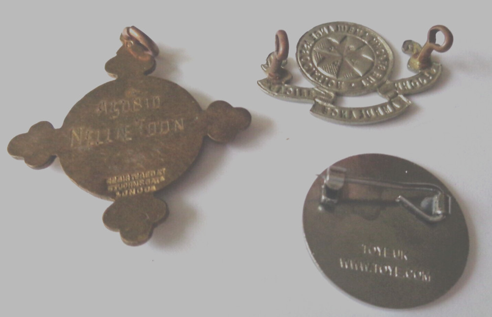 3 ST JOHNS AMBULANCE LAPEL BADGES