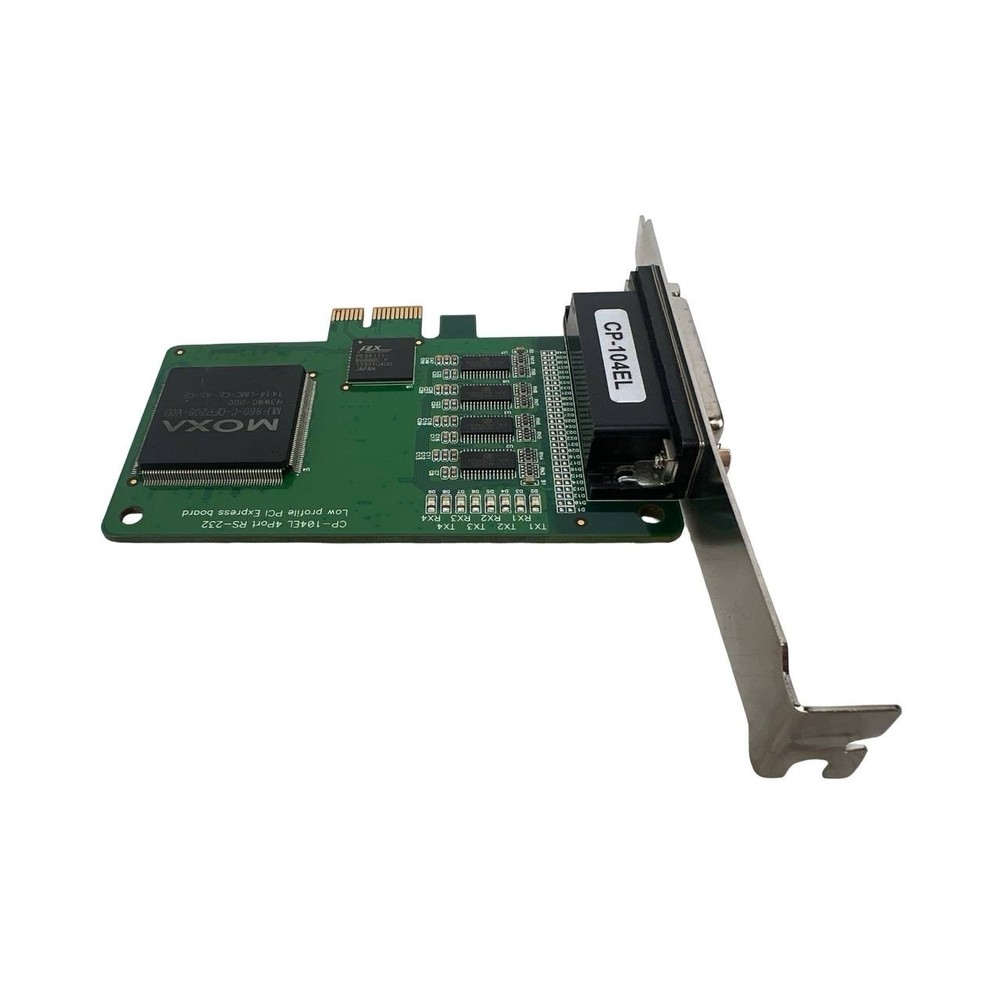 MOXA RS232 Serial Controller card CP-104EL PCIe