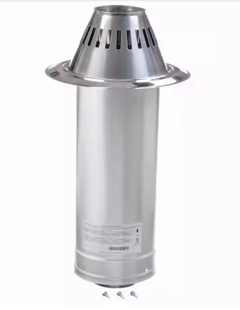 RHEEM PRO TECH STAINLESS HORIZONTAL VENT CONE TERMINATION KIT FOR TANKLESS WATER