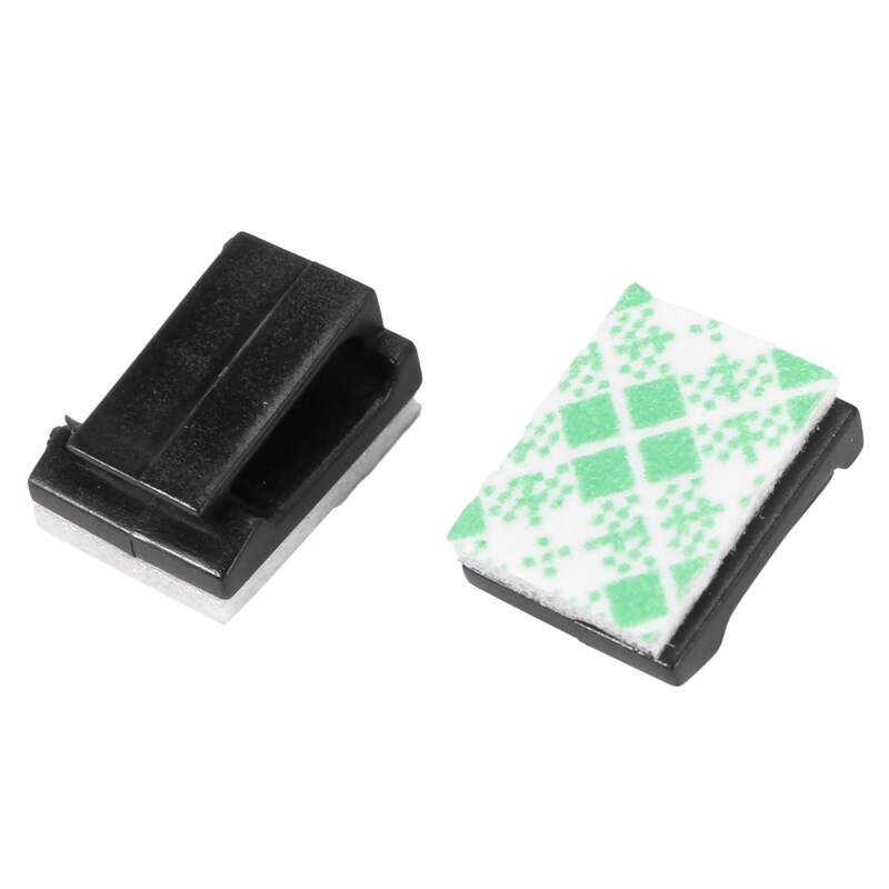 30X cable holder cable clip cable clamp self-adhesive black Y6B88665-
