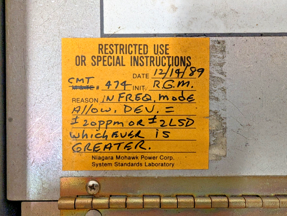 Rycom Instruments 6021A ~ Selective Levelmeter, Powers On, See Pictures