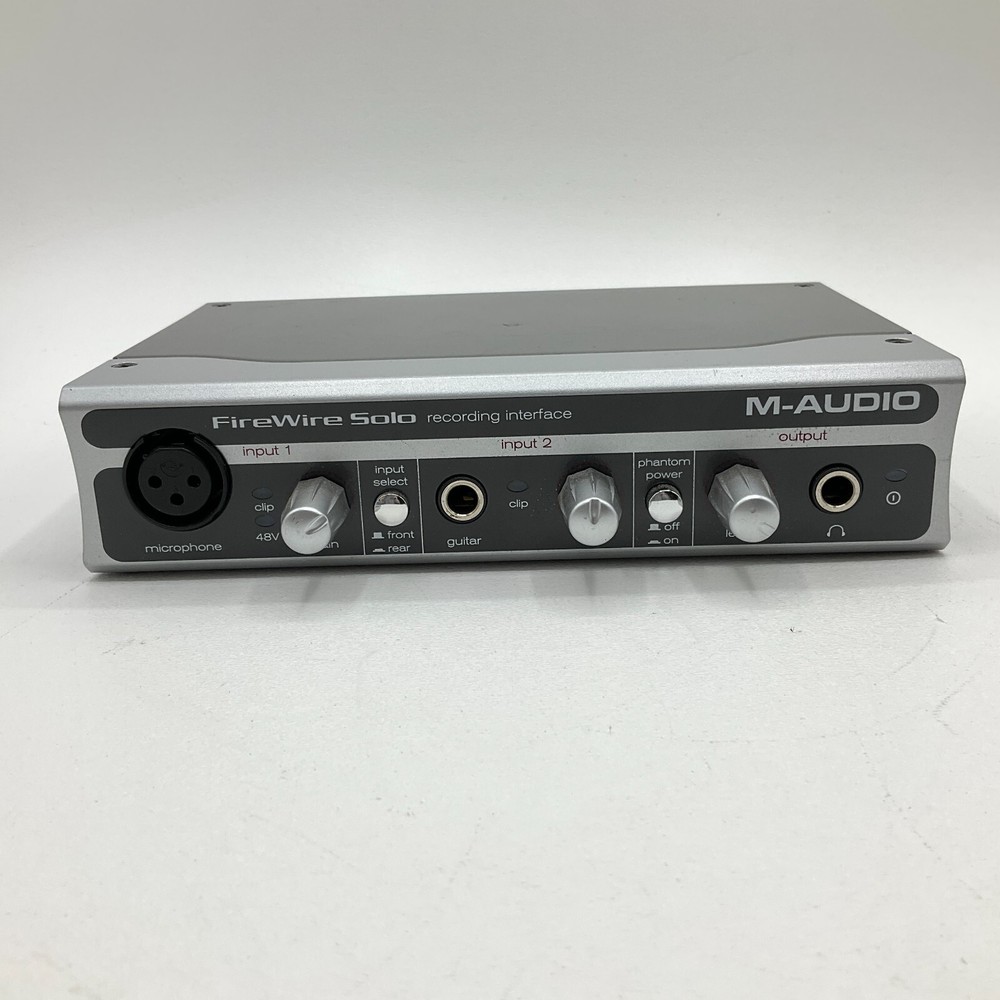 M-Audio FireWire Solo Recording Interface with Cords