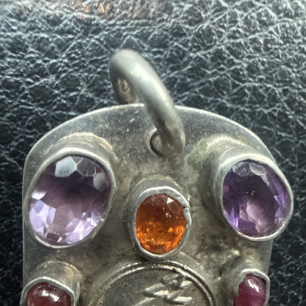 Grateful Dead Silver Pendant