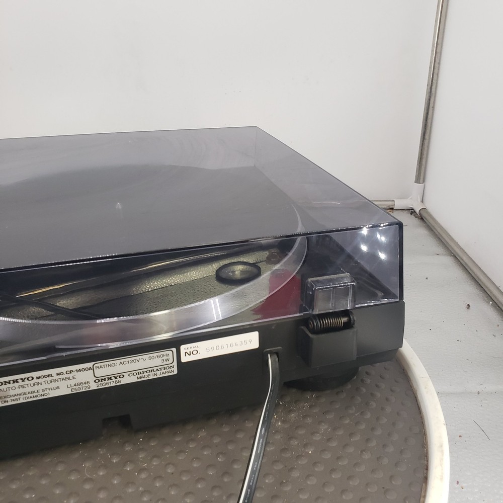 Onkyo CP-1400A Automatic Return Belt Drive Turntable Record Player - Tested