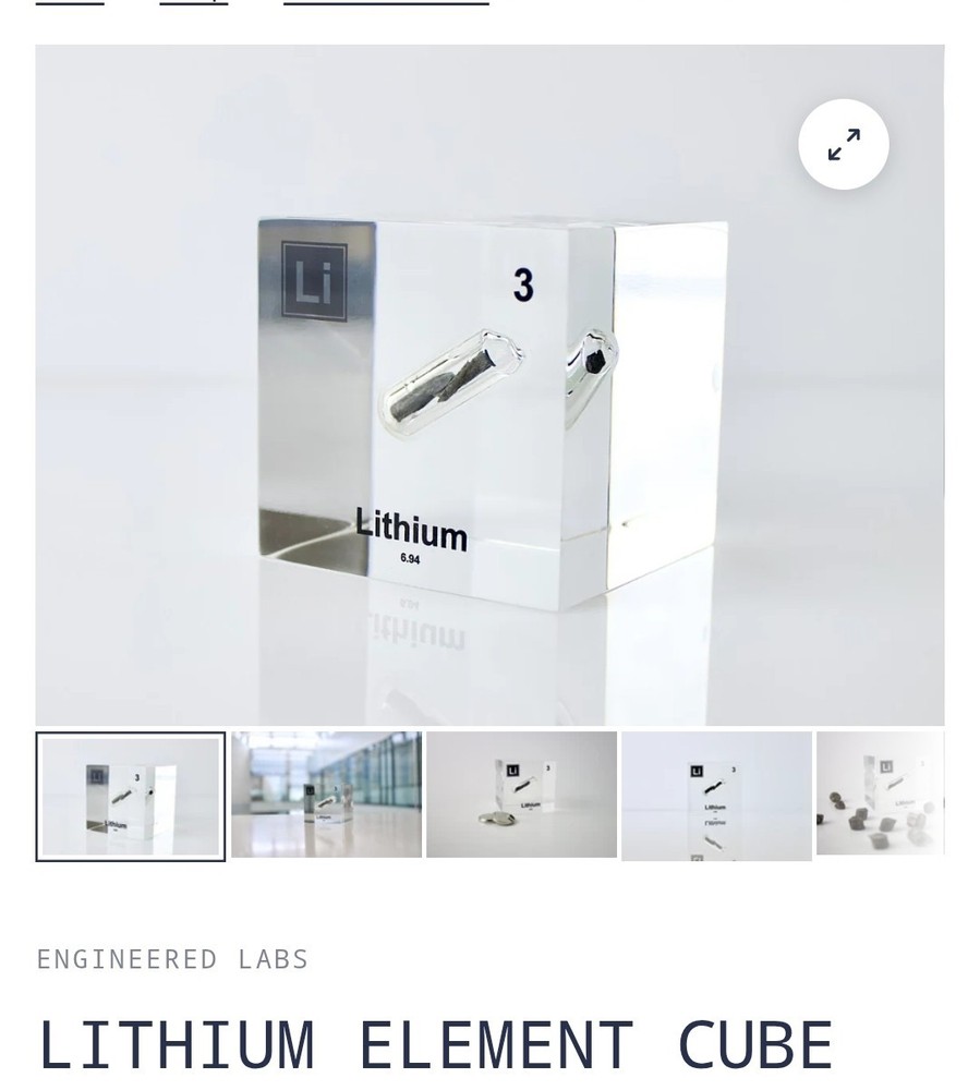 Engineered Labs Lithium Element Cube