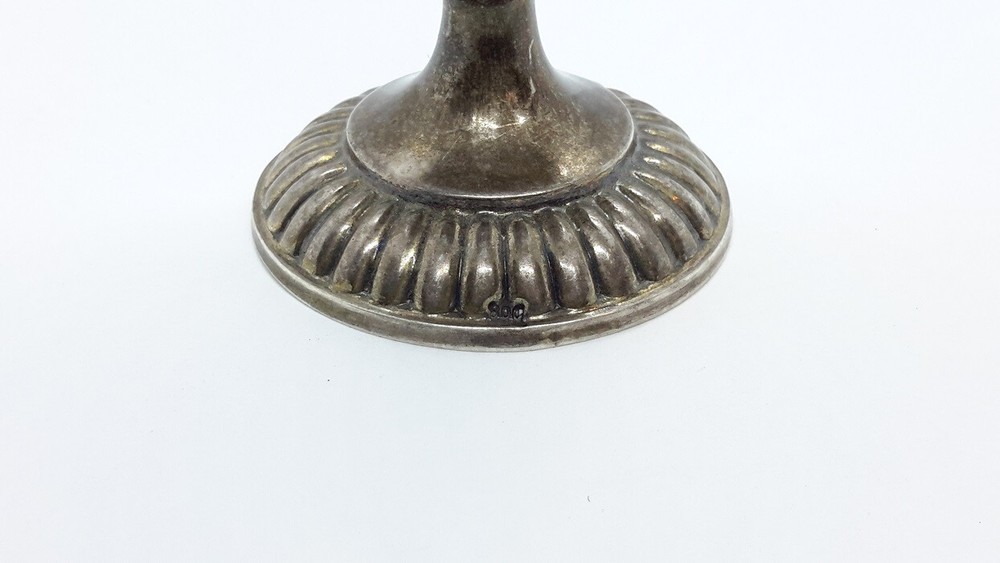 German 800 Silver Egg Cup Repousse Not Sterling. Wilhelm Binder WTB