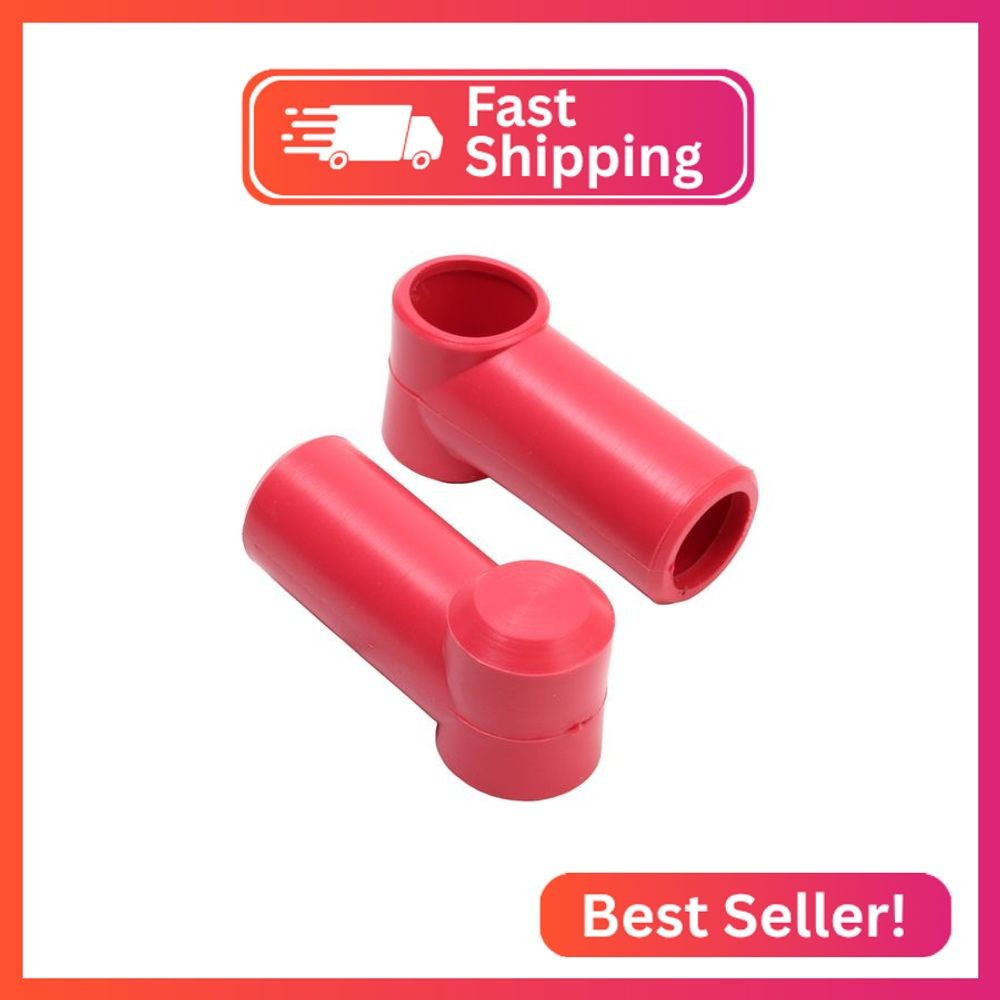 Fastronix 3/8" Stud Terminal Covers (Red)
