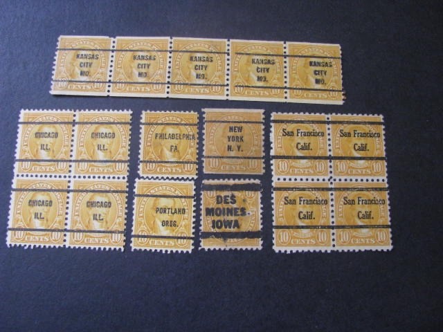 US Stamps Assorted Monroe Issues..Free International Shipping!
