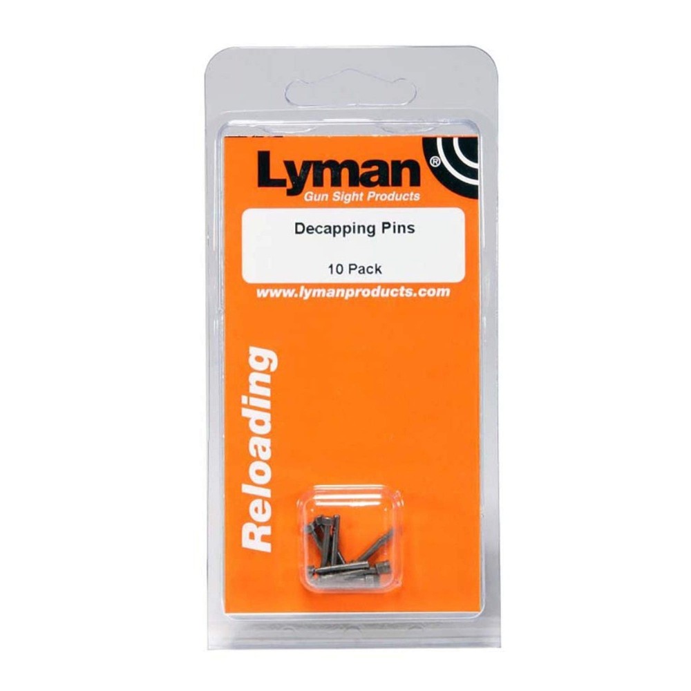 Lyman 7837786 Decapping Pins 10 Pack One Size, Black