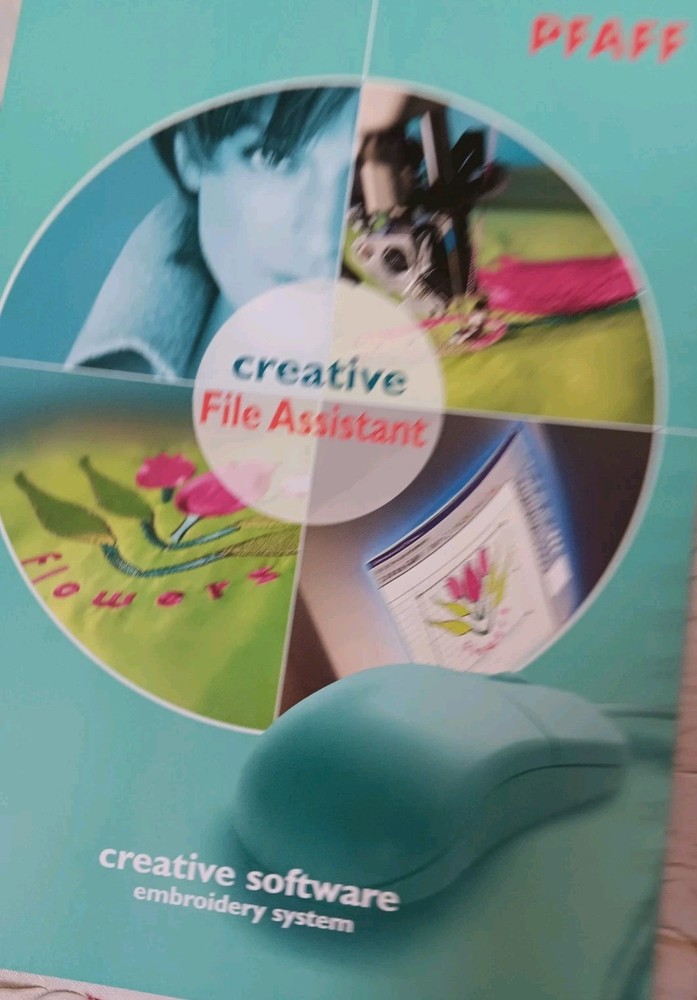 Pfaff PC CREATIVE SUITE Software W/DONGLE HTF 4 WINDOWS Gently Used Orig $2000.