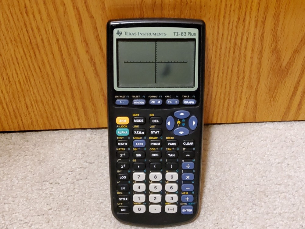 Texas Instruments TI-83 Plus Graphing Calculator Tested Works Grade B Condition