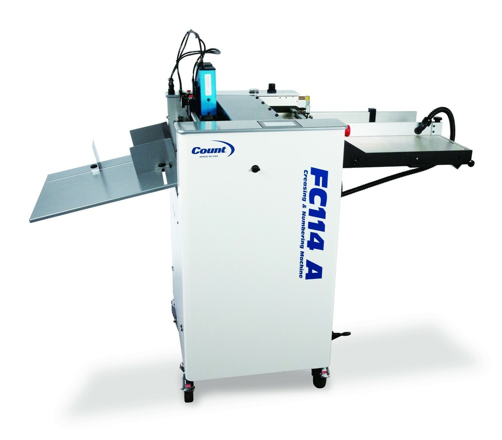 Count FC114A Creasing Scoring Perforating Numbering machine