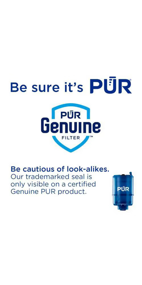 PUR Filtration PLUS Faucet Horizontal Mount Water Filtration System Chrome