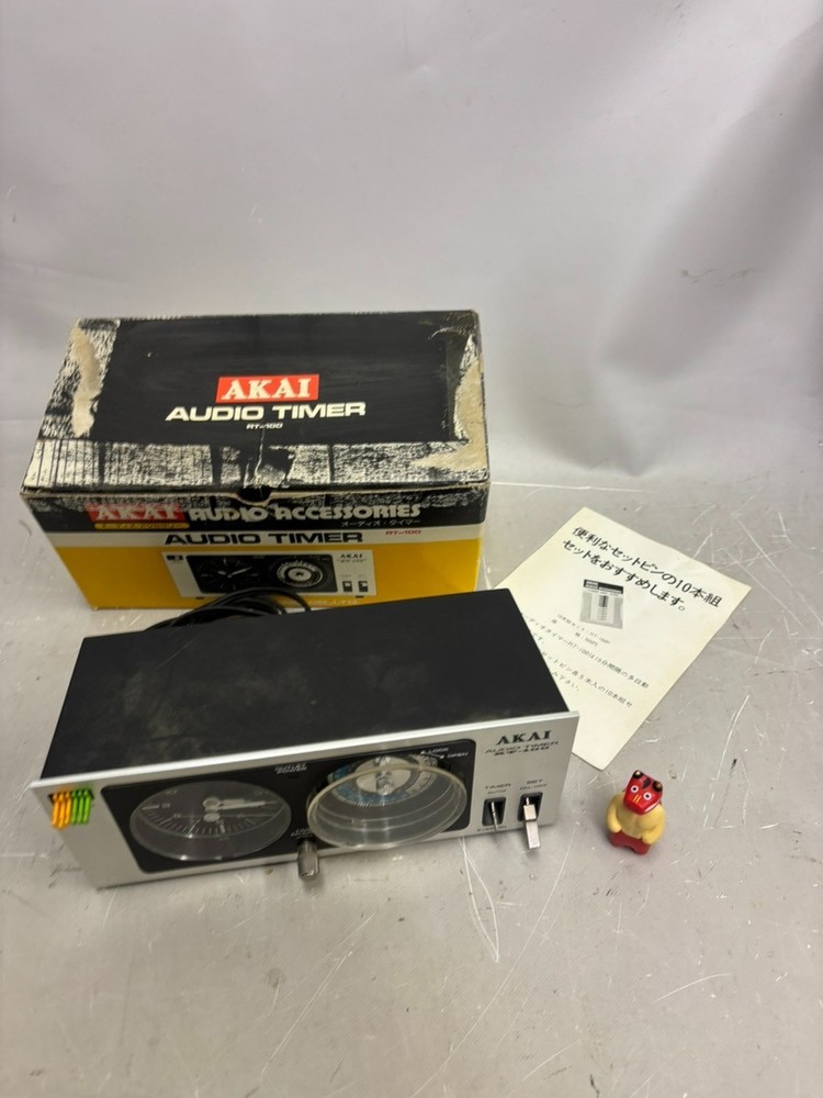 AKAI RT-100 Audio Timer Vintage Hi-Fi Timer Unit Boxed from Japan