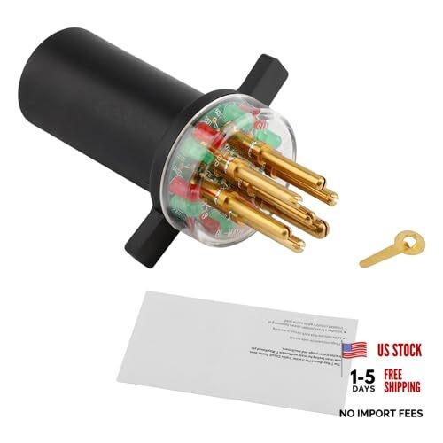 7-Way Round Pin Tractor Trailer Light Tester One-Man Testing Replace# 7865L