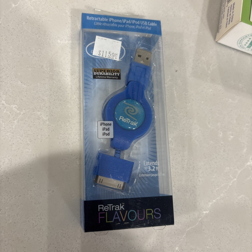 RETRAK FLAVOURS USB CABLE FOR IPOD/IPHONE AND IPAD