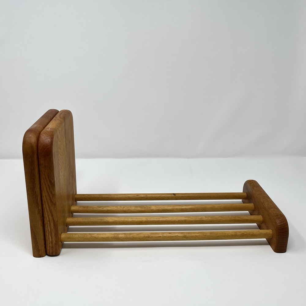 Wooden Adjustable Book Holder Stand Rack Tabletop Adjustable Freestanding