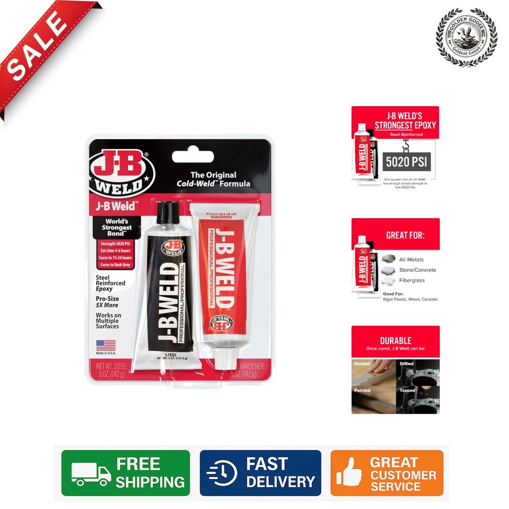 Versatile 2-Part Epoxy - Strong Bonding Solution for Craft & Home Repairs 10 oz