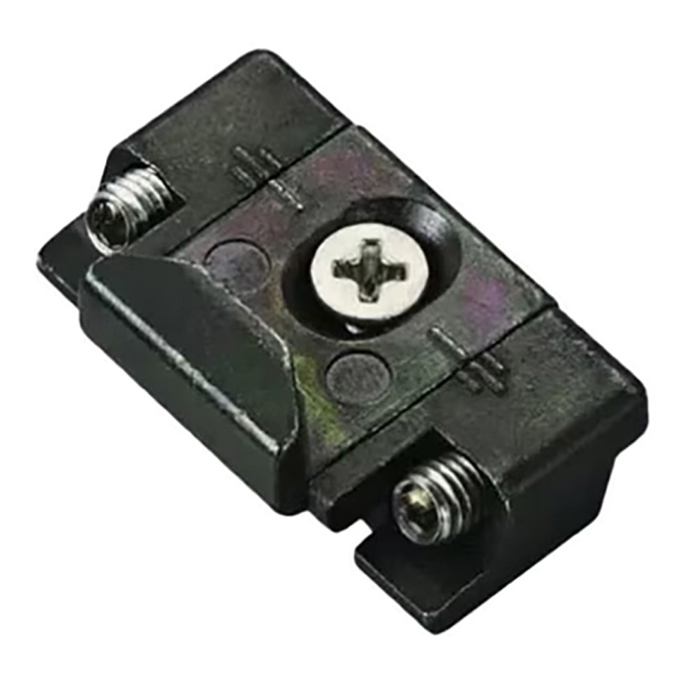 Savio Adjustable Keeper Strike for Windows or Doors - Black Zinc Die Cast