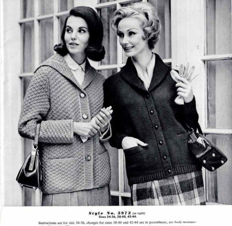 Knitting Pattern Fleisher Sweater Book Cardigans Pullovers Jackets 1961 Vintage