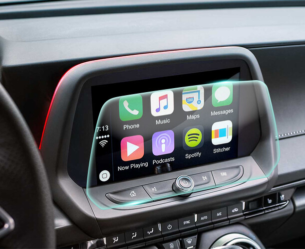 Crystal Clear Screen Protector for 2017 Chevrolet Camaro Vehicle Navigation