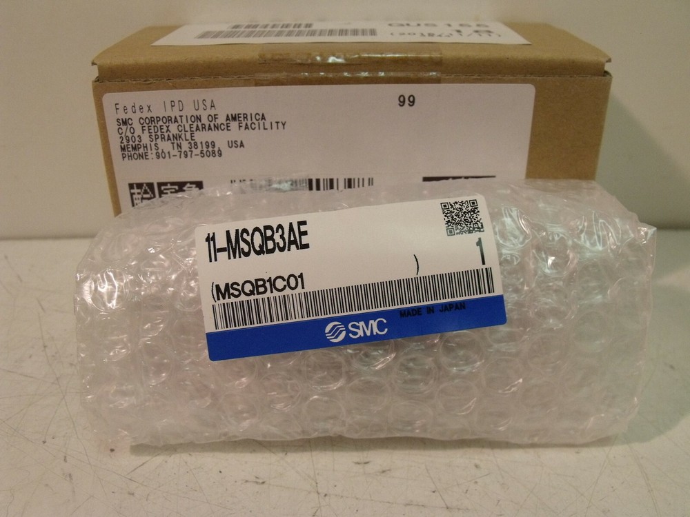 NIB SMC 11-MSQB3AE Rotary Actuator with Table