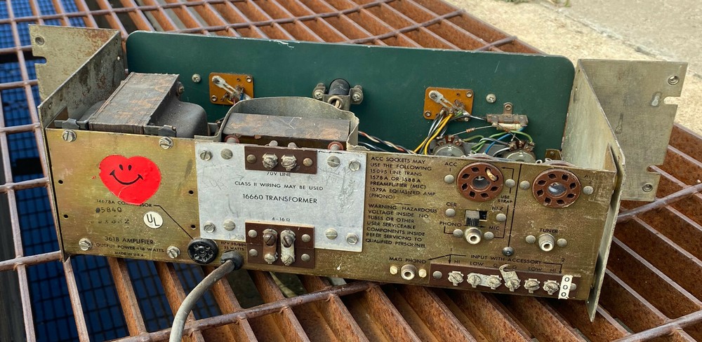 Vintage ALTEC 361B Solid State Mixer/Amplifier Unit Rackmount UNTESTED AS-IS #1