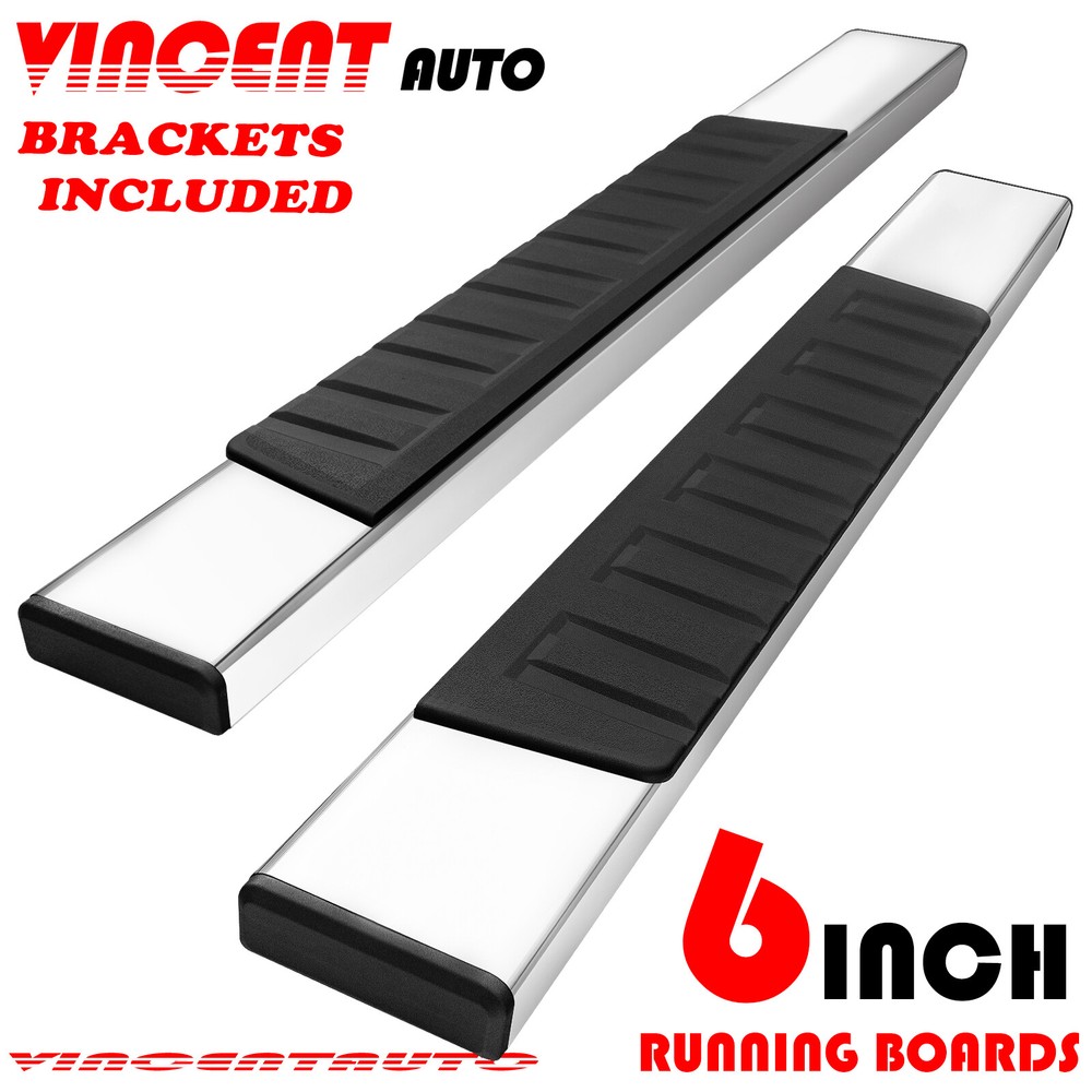 Side Step For 2002-2008 Dodge Ram 1500 Regular Cab 6" Running Board Nerf Bar S/S