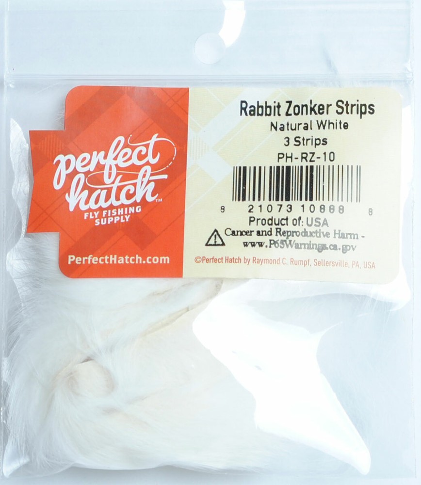 Perfect Hatch Rabbit Zonker Strips for Fly Tying