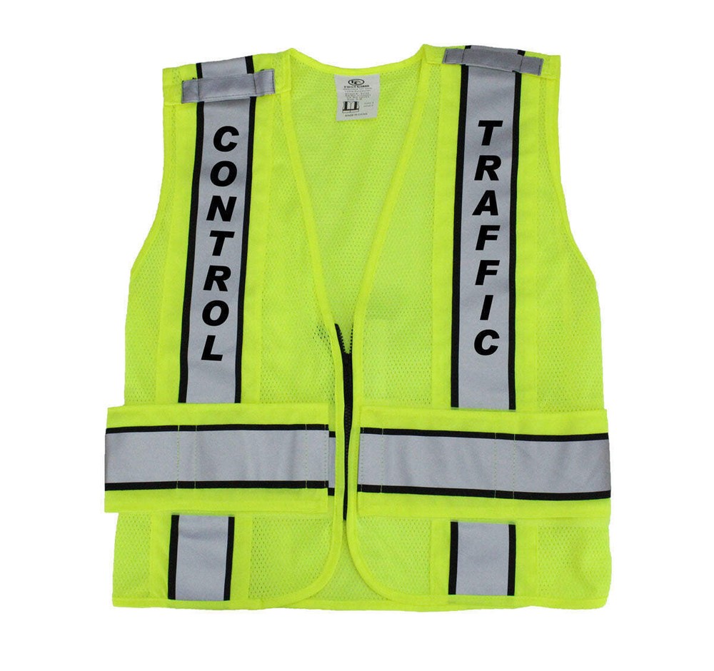 High Visibility Reflective Duty Safety Vests Plain and ID (Security)