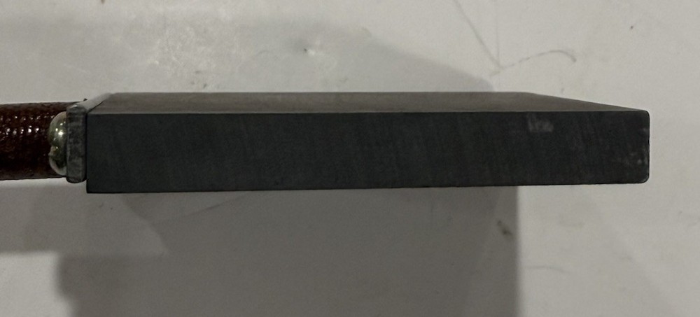 Vintage Handled Sharpening Stone Bench Hone Woodworking Or Axe Tool - Paddle MCM