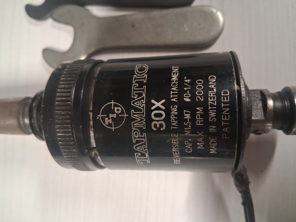 Tapmatic 30X Reversible Tapping Attachment , #0-1/4