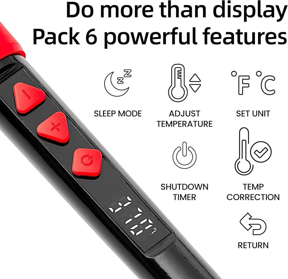 Professional 5-in-1 Portable Soldering Iron Kit with Ceramic Heating Element